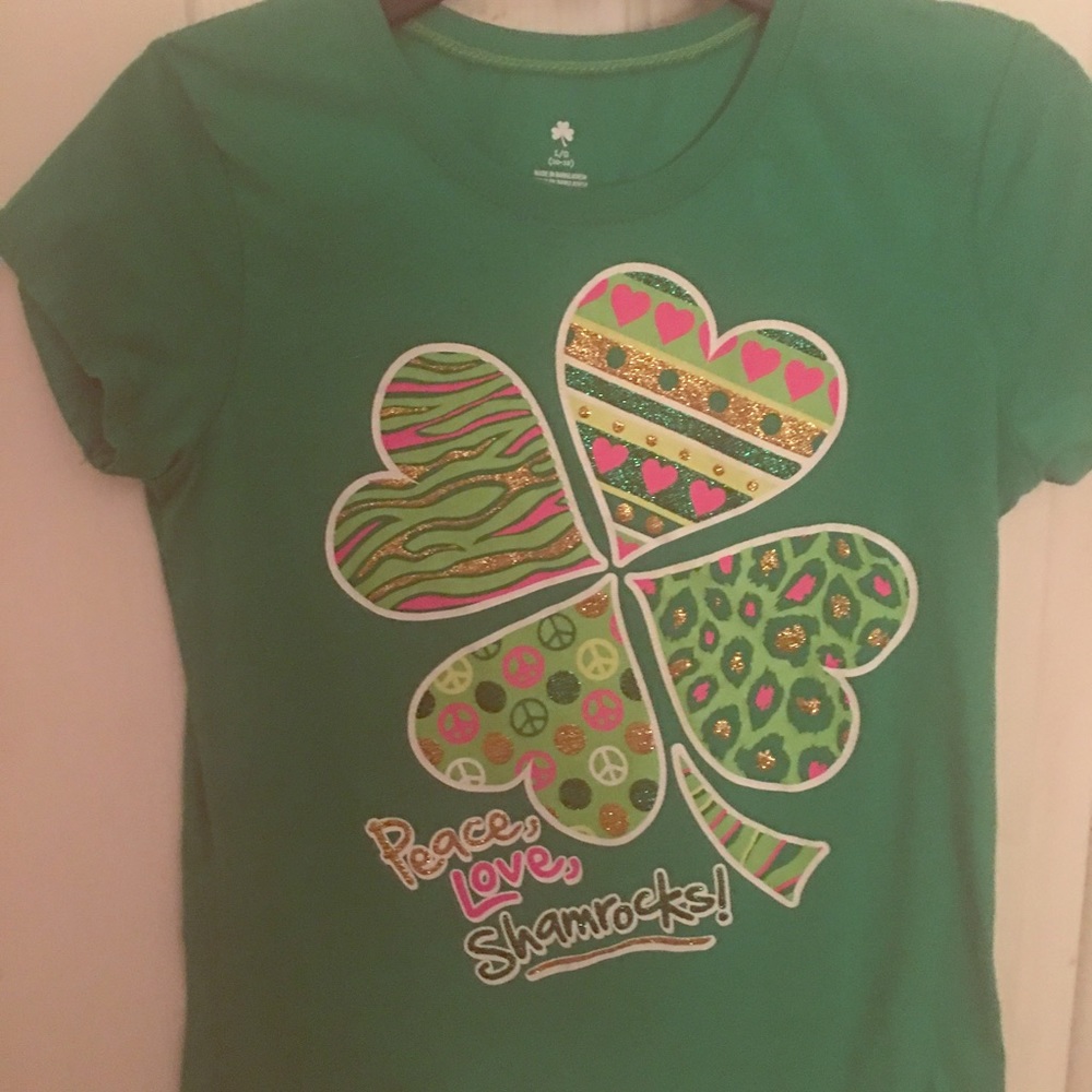 Girls St Patrick’s Day shirt. Size 10-12